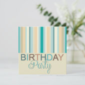 Invitation de fête d'anniversaire (Debout devant)