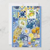 Invitation de fête d'anniversaire (Dos)