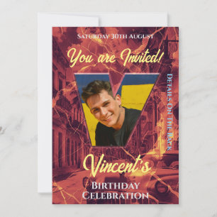 Invitation de fête d'anniversaire