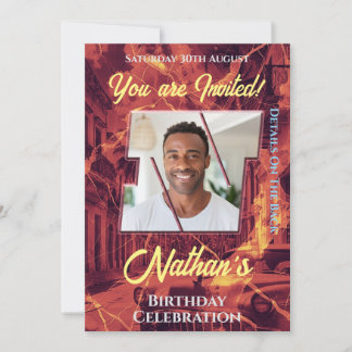 Invitation de fête d'anniversaire