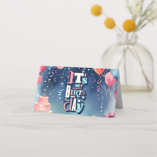 Invitation de fête d'anniversaire (Devant)