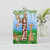 Invitation de fête d'anniversaire (Debout devant)