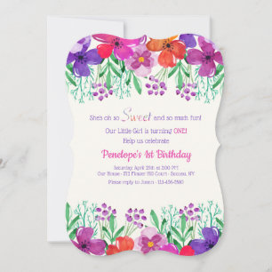 Invitation de fête d'anniversaire
