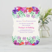 Invitation de fête d'anniversaire (Debout devant)