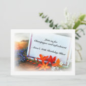 Invitation de fête d'anniversaire (Debout devant)