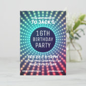 Invitation de fête d'anniversaire (Debout devant)
