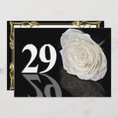 Invitation de fête d'anniversaire 29 années (Devant / Derrière)