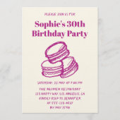 Invitation de fête d'anniversaire 30 ans Chic Crea (Devant)