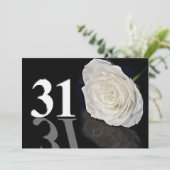 Invitation de fête d'anniversaire 31 années (Debout devant)