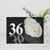 Invitation de fête d'anniversaire 36 années (Debout devant)