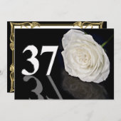 Invitation de fête d'anniversaire 37 années (Devant / Derrière)