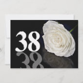 Invitation de fête d'anniversaire 38 années (Devant)