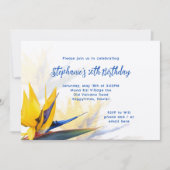 Invitation de fête d'anniversaire à Hawaii Bird of (Devant)