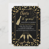 Invitation de fête d'anniversaire à la mode (Devant)