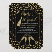 Invitation de fête d'anniversaire à la mode (Devant / Derrière)