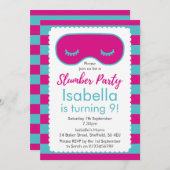 Invitation de fête d'anniversaire à thème de la fê (Devant / Derrière)