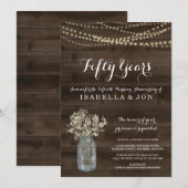 Invitation de fête d'anniversaire | Babys Breath r (Devant / Derrière)