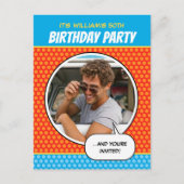 Invitation de fête d'anniversaire BBQ Fun Style Co (Devant)