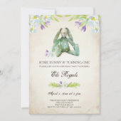 Invitation de fête d'anniversaire ~ Bunny Invitati (Devant)