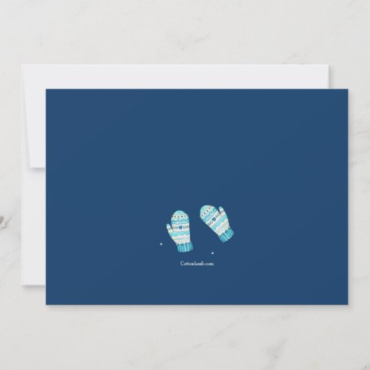 Invitation de fête d'anniversaire chaleureuse et c (Dos)