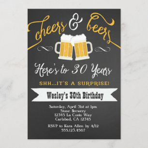 Invitation de fête d'anniversaire d'acclamations