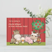 Invitation de fête d'anniversaire d'amis de (Debout devant)