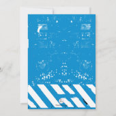 Invitation de fête d'anniversaire d'astronaute (Dos)