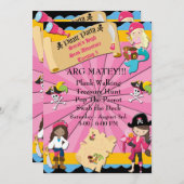 Invitation de fête d'anniversaire d'aventure de (Devant / Derrière)