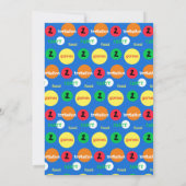 Invitation de fête d'anniversaire de 2 ans avec ph (Dos)