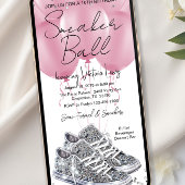 Invitation de fête d'anniversaire de balle de bask