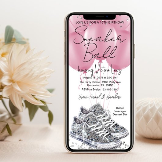 Invitation de fête d'anniversaire de balle de bask