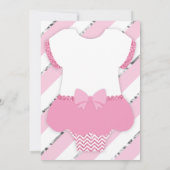 Invitation de fête d'anniversaire de Ballerina, Tu (Dos)