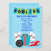 Invitation de fête d'anniversaire de bannière de (Devant / Derrière)