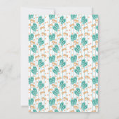 Invitation de fête d'anniversaire de bascule (Dos)