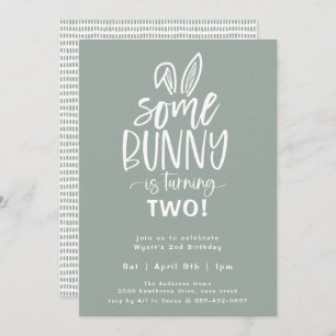 Invitation De Fête D'Anniversaire De Bunny