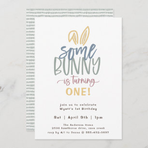 Invitation De Fête D'Anniversaire De Bunny
