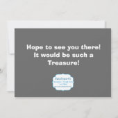 Invitation de fête d'anniversaire de carte de (Dos)