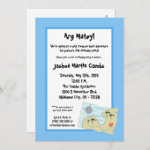 invitation de fête d'anniversaire de chasse à (Devant / Derrière)