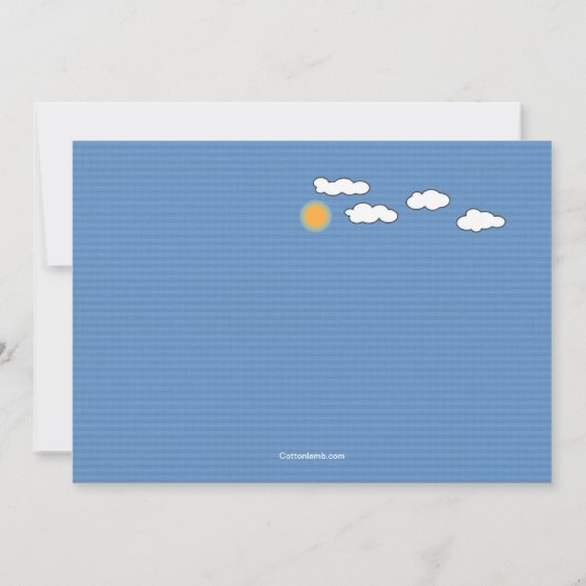 Invitation de fête d'anniversaire de château de (Dos)