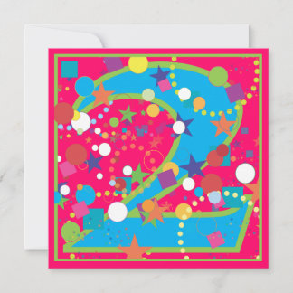 Invitation de fête d'anniversaire de cirque de