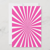 Invitation de fête d'anniversaire de Cute luau (Dos)