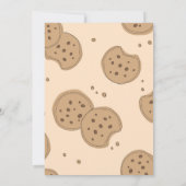 Invitation de fête d'anniversaire de deux douces (Dos)