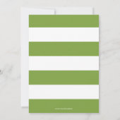 Invitation de fête d'anniversaire de Dino (Dos)