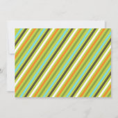 Invitation de fête d'anniversaire de dinosaure (Dos)