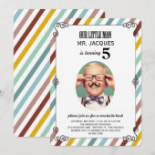 Invitation de fête d'anniversaire de enfants avec (Devant / Derrière)