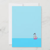 Invitation de fête d'anniversaire de fille de (Dos)