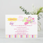 Invitation de fête d'anniversaire de filles de (Debout devant)