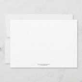Invitation de fête d'anniversaire de filles de (Dos)