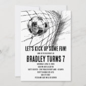 Invitation de fête d'anniversaire de football - In (Devant)