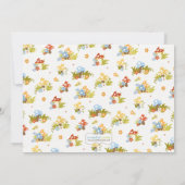 Invitation de fête d'anniversaire de gnome (Dos)